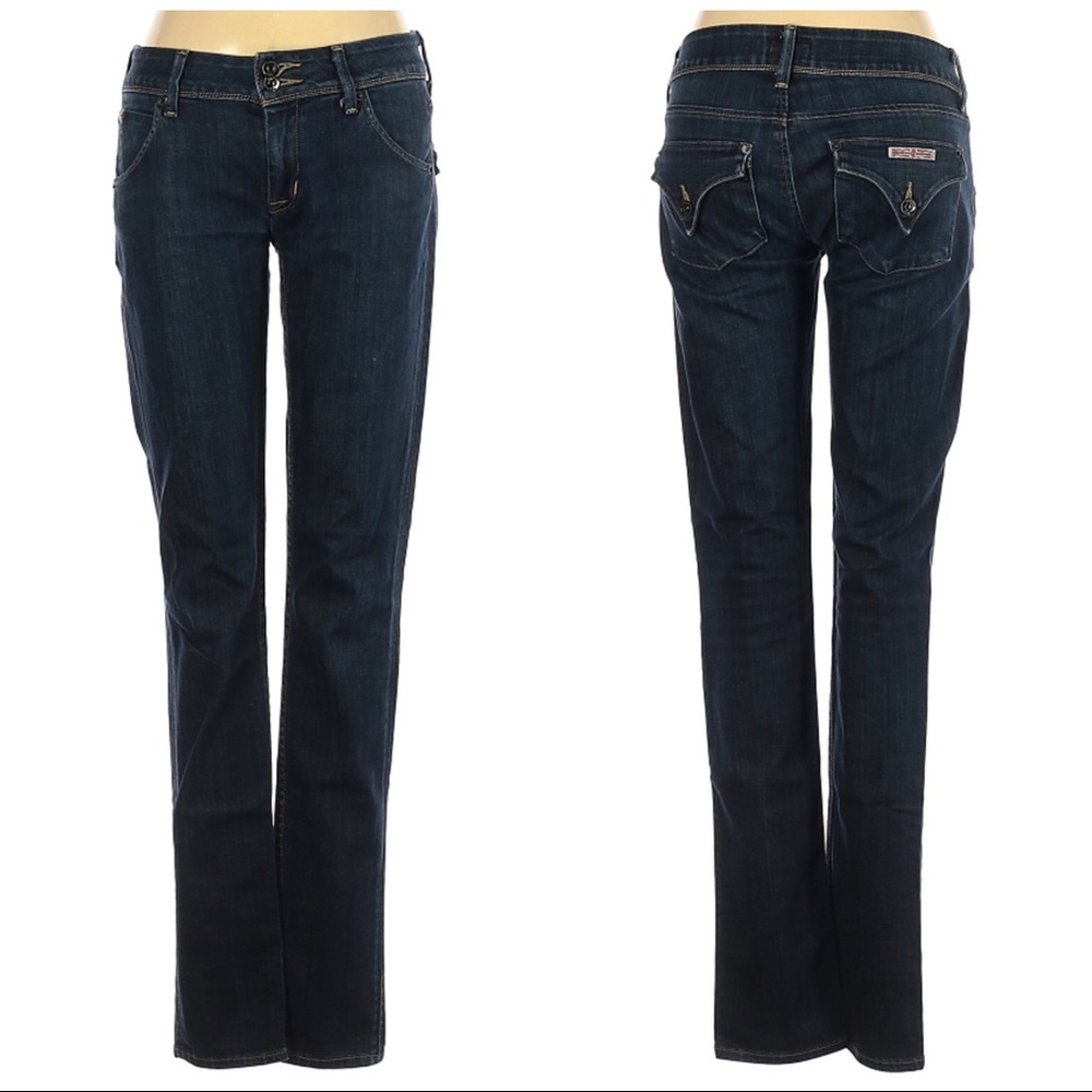 Hudson Collin Midrise Skinny Jeans